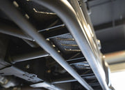Underside showing mounting hardware