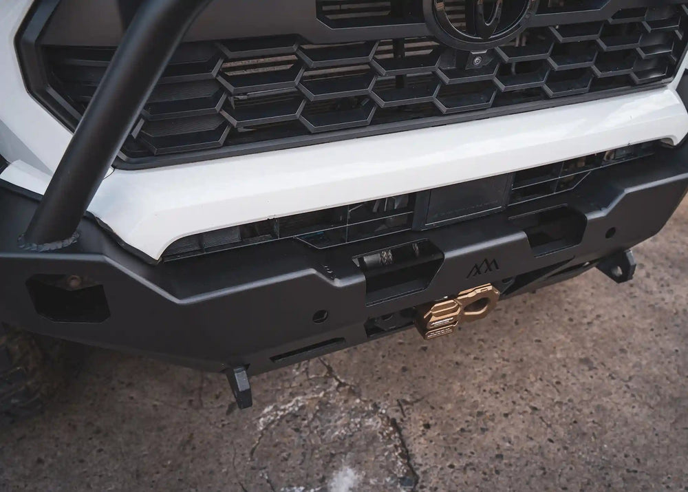 Hand cutouts for winch access