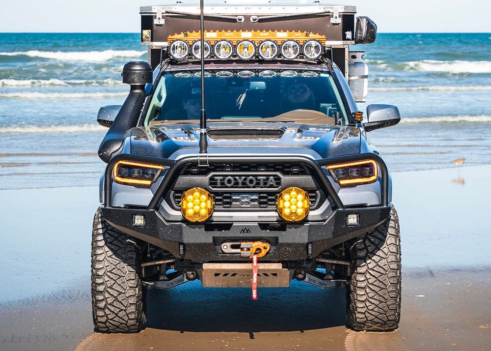 Backwoods Toyota Tacoma 3rd Gen (2016-2023) Hi-Lite Overland Front Bumper [Bull Bar]