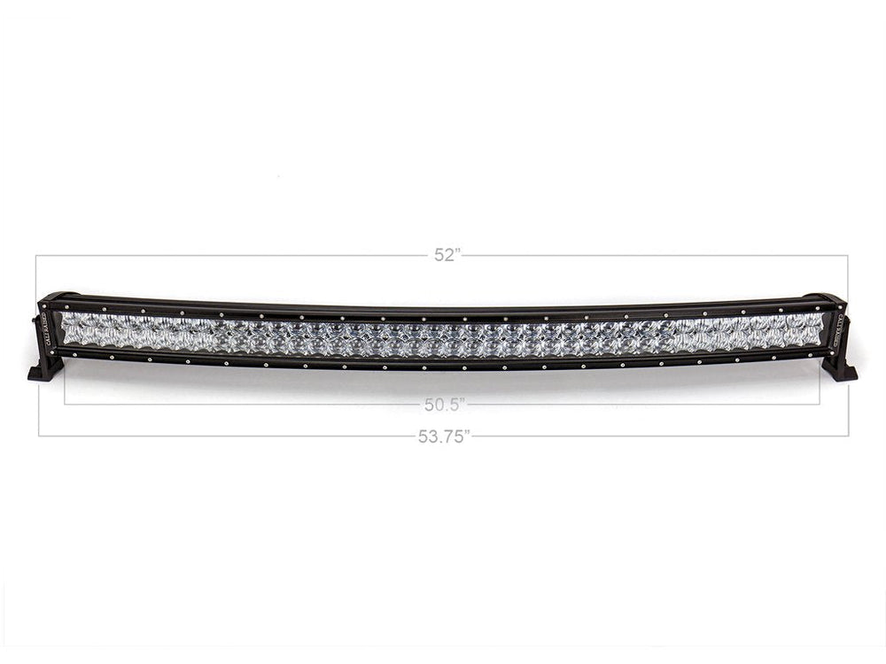 52" Curved LED Light Bar Roof Brackets Kit For 2003-2024 Toyota 4Runner