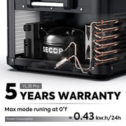 ICECO VL35ProS compact steel freezer dual DC power ports
