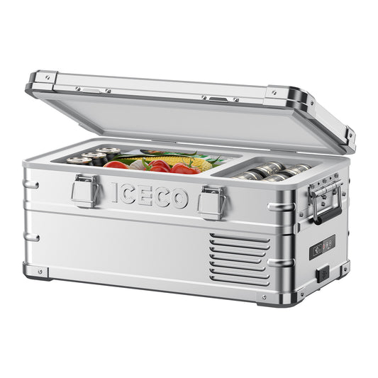 ICECO APL20 compact 12V car camping freezer silver