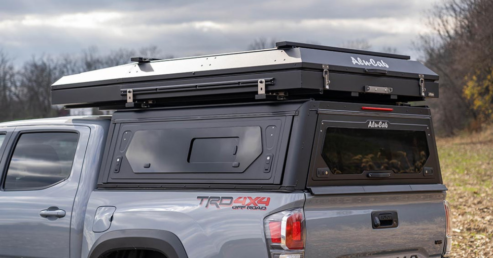 Alu-Cab Contour Canopy w/ Side Windows-Tacoma 2016-2023 5' Short Bed – Off Road Tents