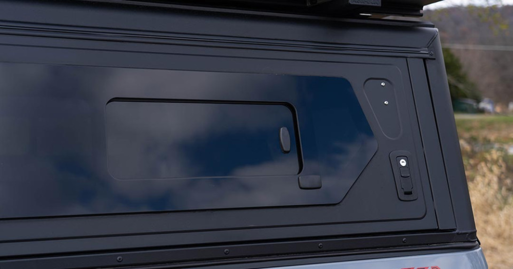 Alu-Cab Contour Canopy with Side Windows For Toyota Tacoma 2016-2023 5' Short Bed 