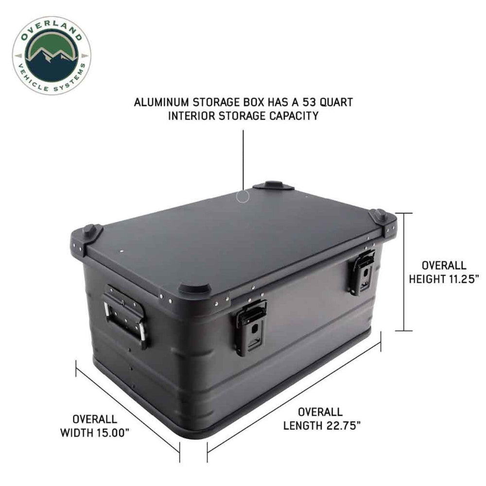 Overland Vehicle Systems
Aluminum Box Storage 53 QT