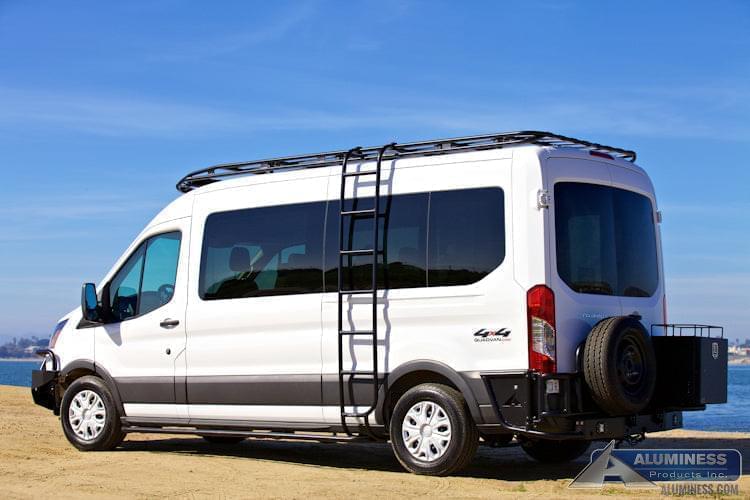 Aluminess Aluminum Driver Side Ladder For Ford Transit 2015+