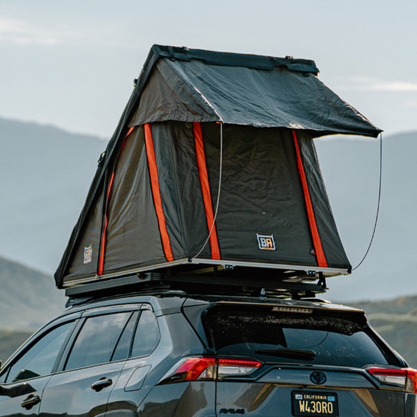 Image showing the badass packout tent on car