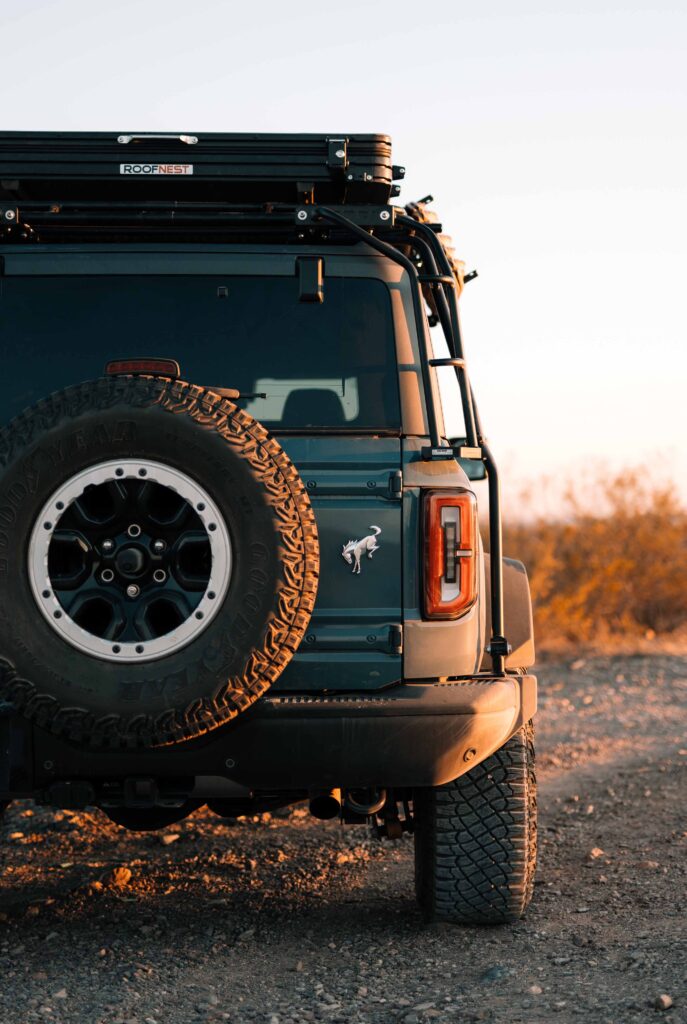 Off Road Rear Ladder Gobi Rear Passenger Side Ladder for Ford Bronco 2021 - On – Off Road Tents