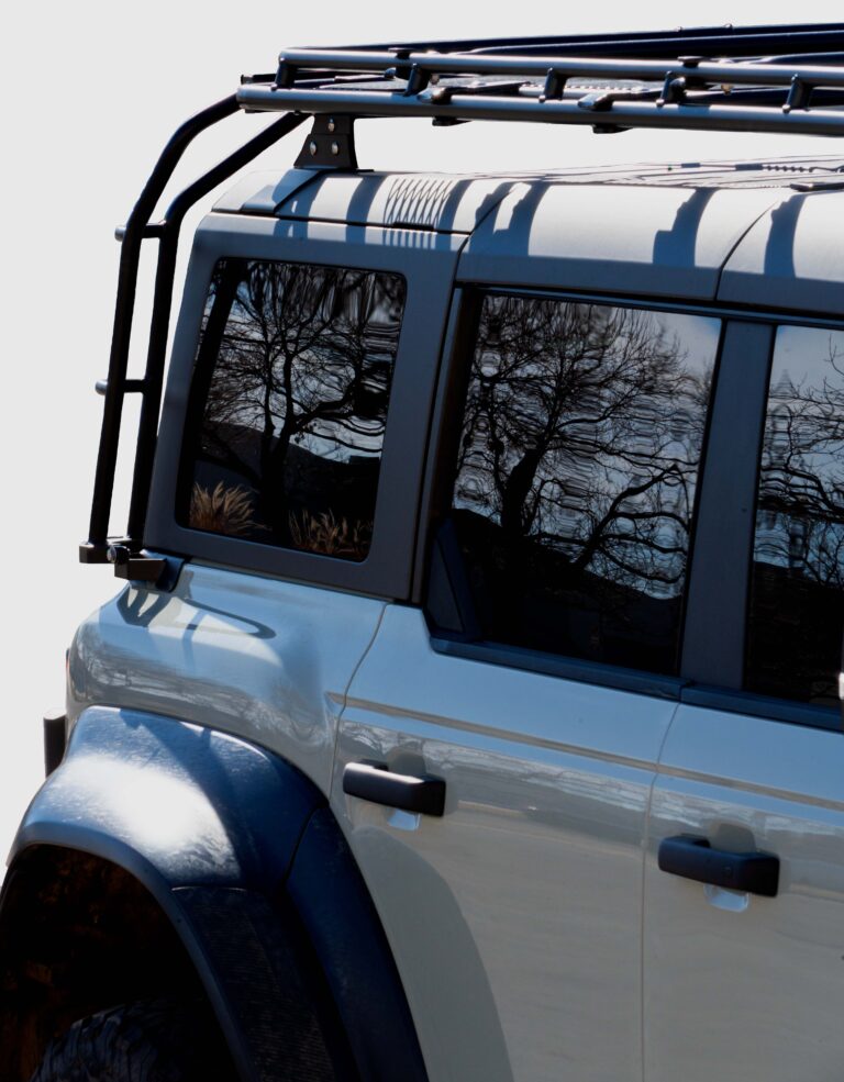 Passenger side ladder of the gobi stealth rack