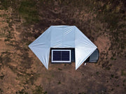 BunduAwn in dessert from top with solart panel