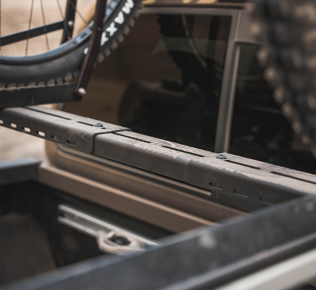 Image showing the CBI Offroad bed bars zoomed in