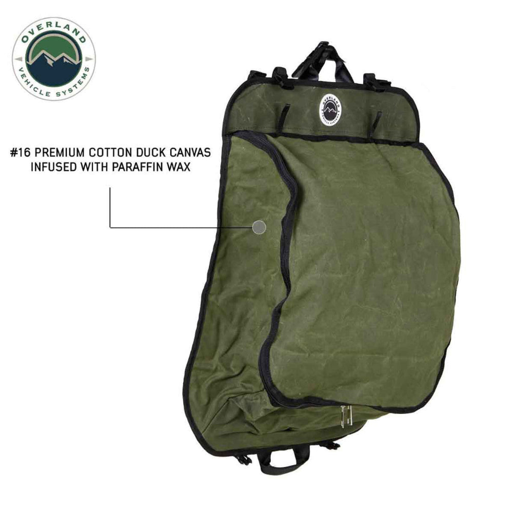Overland Vehicle Systems Camping Gear Storage Bag - #16 Waxed Canvas