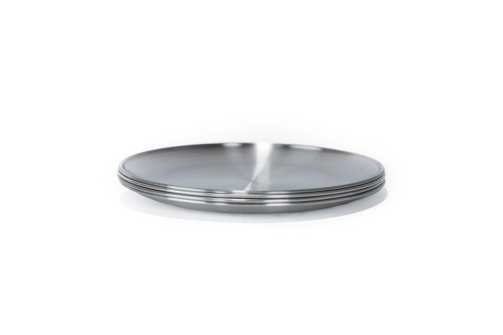 Stainless Steel Chef Plate Set (4)