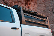 JayBar bed rack close-up on GMC