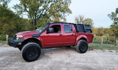 Datin Fab Canvas Cage Bed Rack For Nissan Frontier