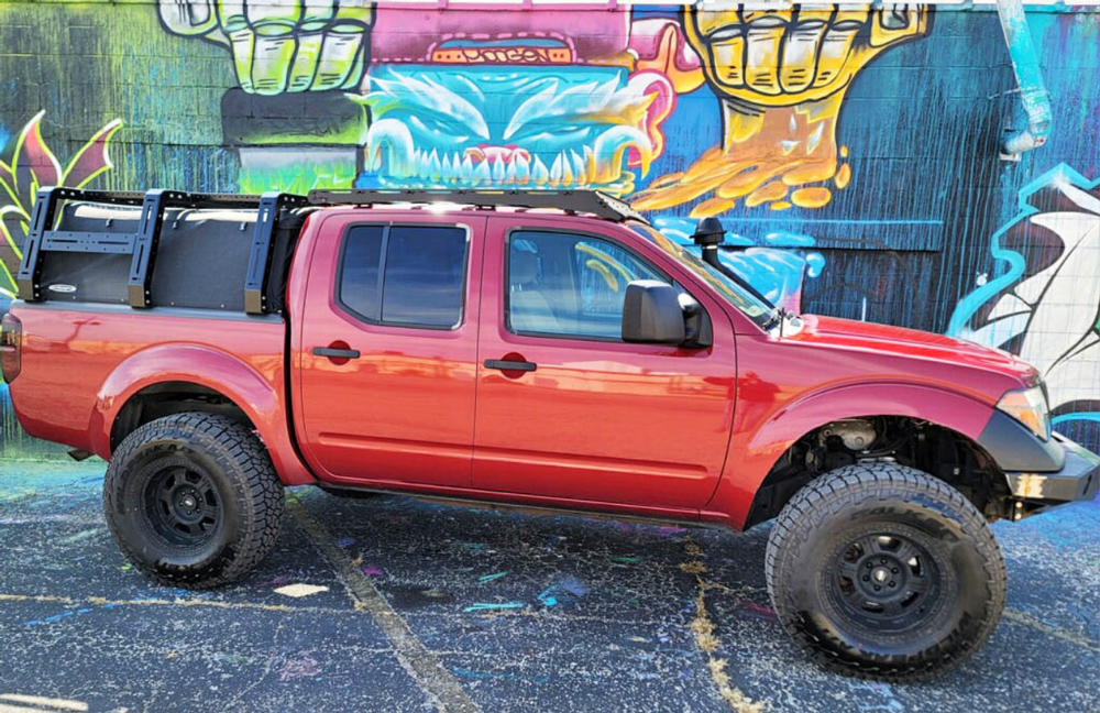 Datin Fab Canvas Cage Bed Rack For Nissan Frontier