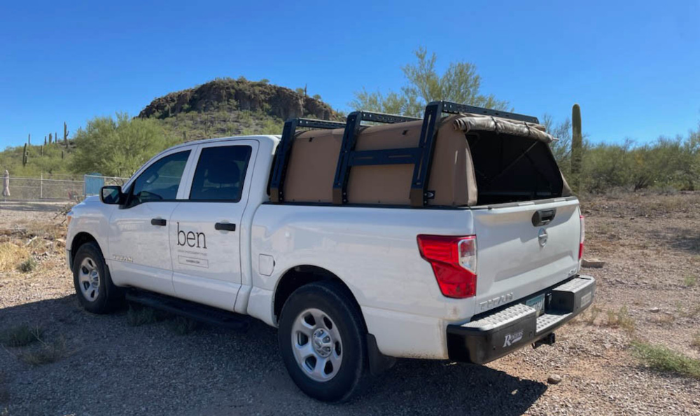 Datin Fab Canvas Cage Bed Rack 6.5 Length Nissan Titan 2004-Current