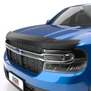 Close up view of the EGR Superguard Hood Guard For Ford Maverick