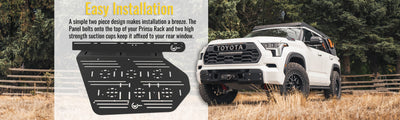 Prinsu Original Accessory Panel easy installation on 2025 Toyota 4Runner