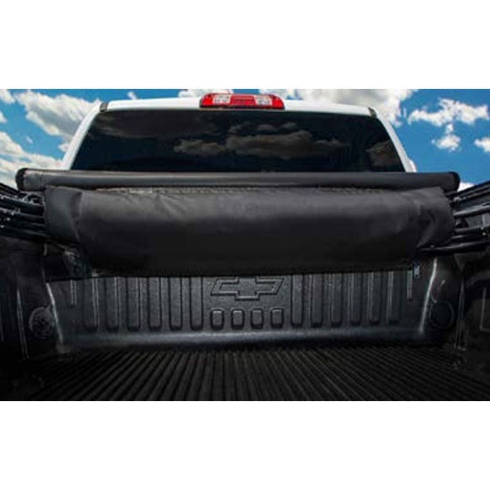 Fas-Top Traveler Truck Topper And Tonneau For Toyota Folded Up Back Side