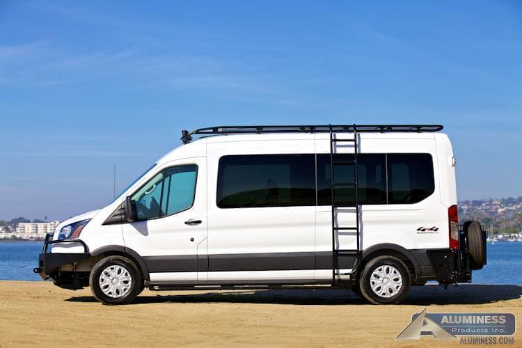 Aluminess Aluminum Driver Side Ladder For Ford Transit 2015+