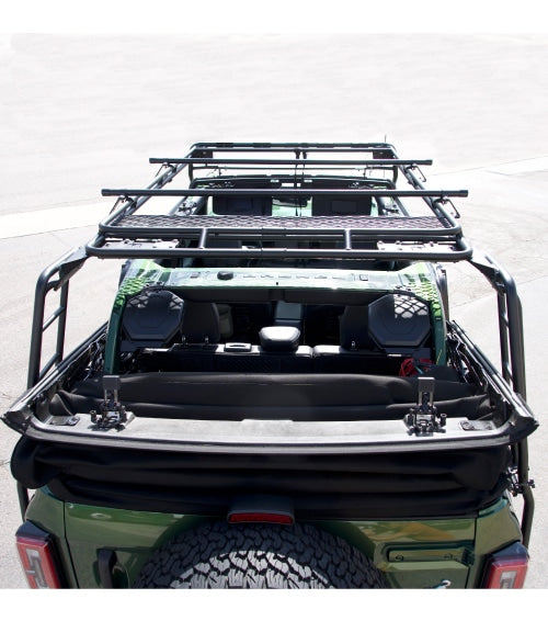 Rear view of the Gobi stealth roof rack