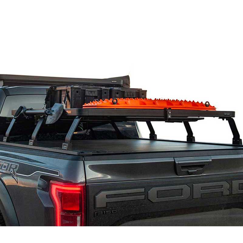 Share  Front Runner Slimline II Retrax XR Bed Rack For Ford F150 Raptor With Accessories on top