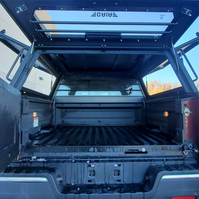 GAIA Campers Honda Ridgeline Truck Cap - 2017+ interior ceiling view