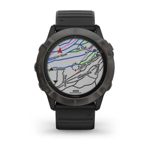 Garmin Fenix6X Pro Solar Edition Smart Watch With Topoand Ski Maps