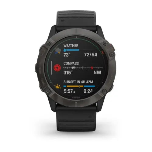 Garmin Fenix6XPro Solar Edition Smart Watch With Weather Forecasting