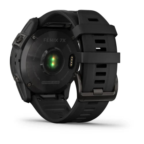 Garmin Fenix7X Sapphire Solar Edition Smart Watch Back View