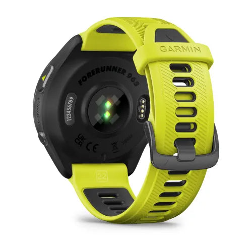 Garmin Forerunner 965 Carbon Gray Smart Watch Back View
