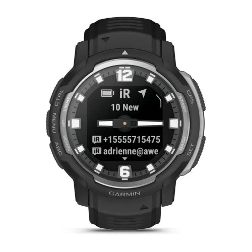      Garmin Instinct Crossover Black Smart Watch