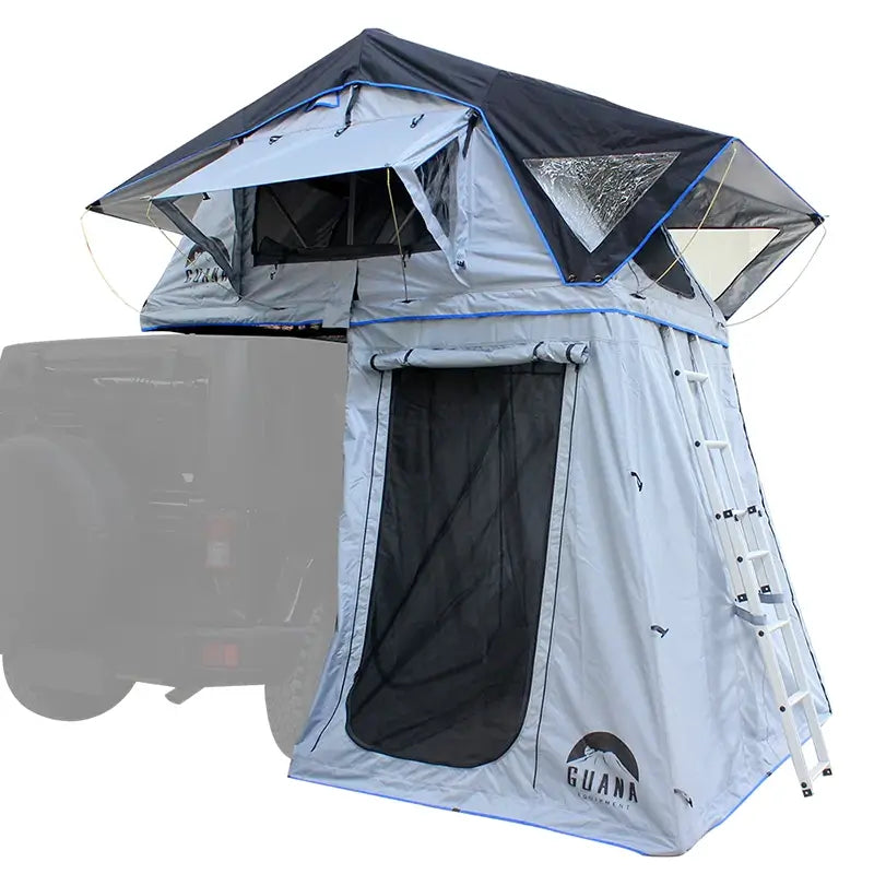 Guana Equipment Nosara 55" Person Roof Top Tent Setup - 3 Person