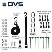 Nomadic 270 LT awning included accessories shock cord stakes hardware kit