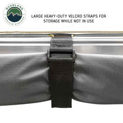 HD Nomadic 90 degree awning heavy-duty Velcro strap detail