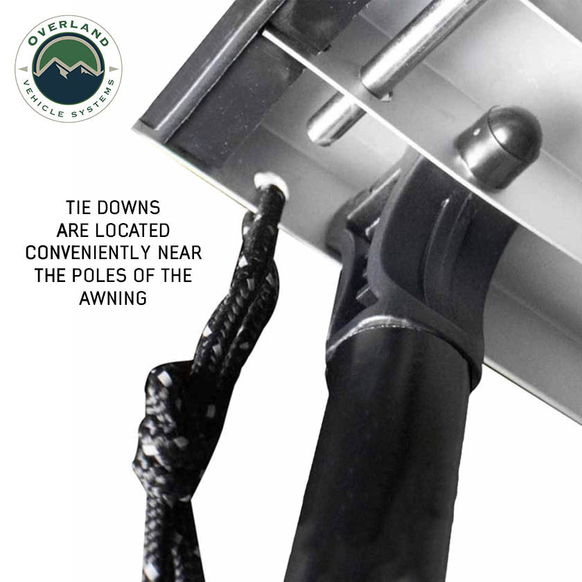 HD Nomadic 90 degree awning guide line attachment point detail