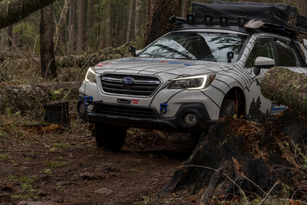 RalliTek Hidden Winch Mount - Fits 2015-2019 Subaru Outback 5