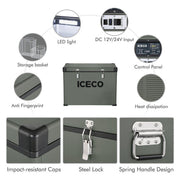 ICECO VL45 12V refrigerator single zone combo with accessories