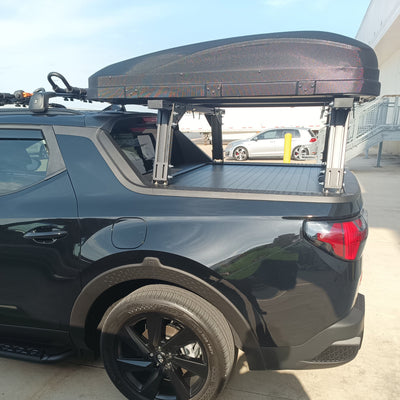 Santa Cruz- Bed Rack For Factory Cover with T-slots
