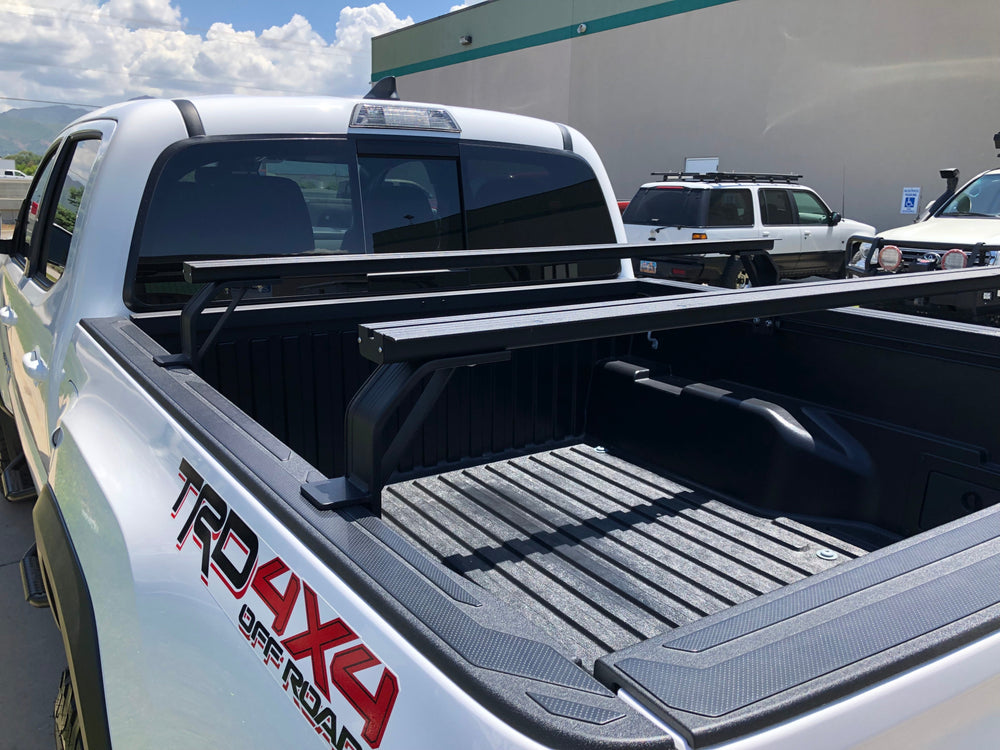 Toyota Tacoma K9 Bed Rail Load Bar Kit, Gen 2 and Gen 3