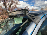 52" Curved LED Light Bar Roof Brackets Kit For 2007-2021 Toyota Tundra