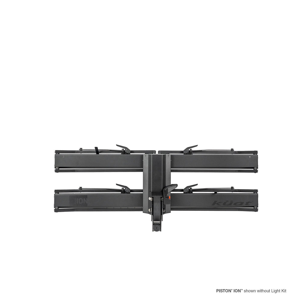 Kuat Piston ION e-bike hitch bike rack – front three-quarter view