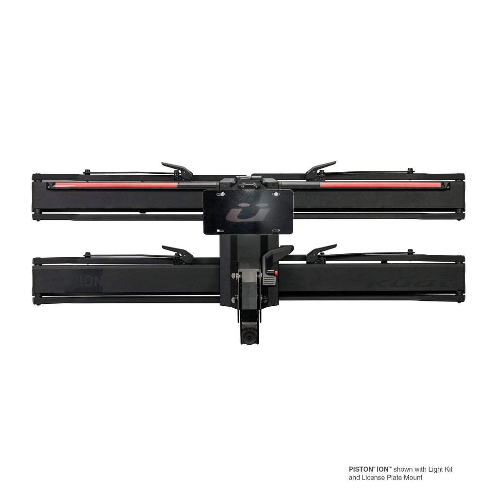 Kuat Piston ION with light kit and license plate mount installed