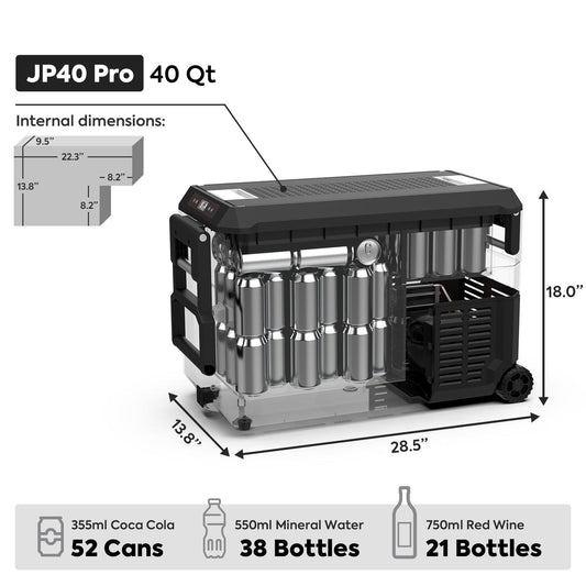 ICECO JP40 Pro 40 liter wheeled car fridge camping freezer
