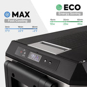 ICECO JP Pro portable fridge interior wire basket and compartment