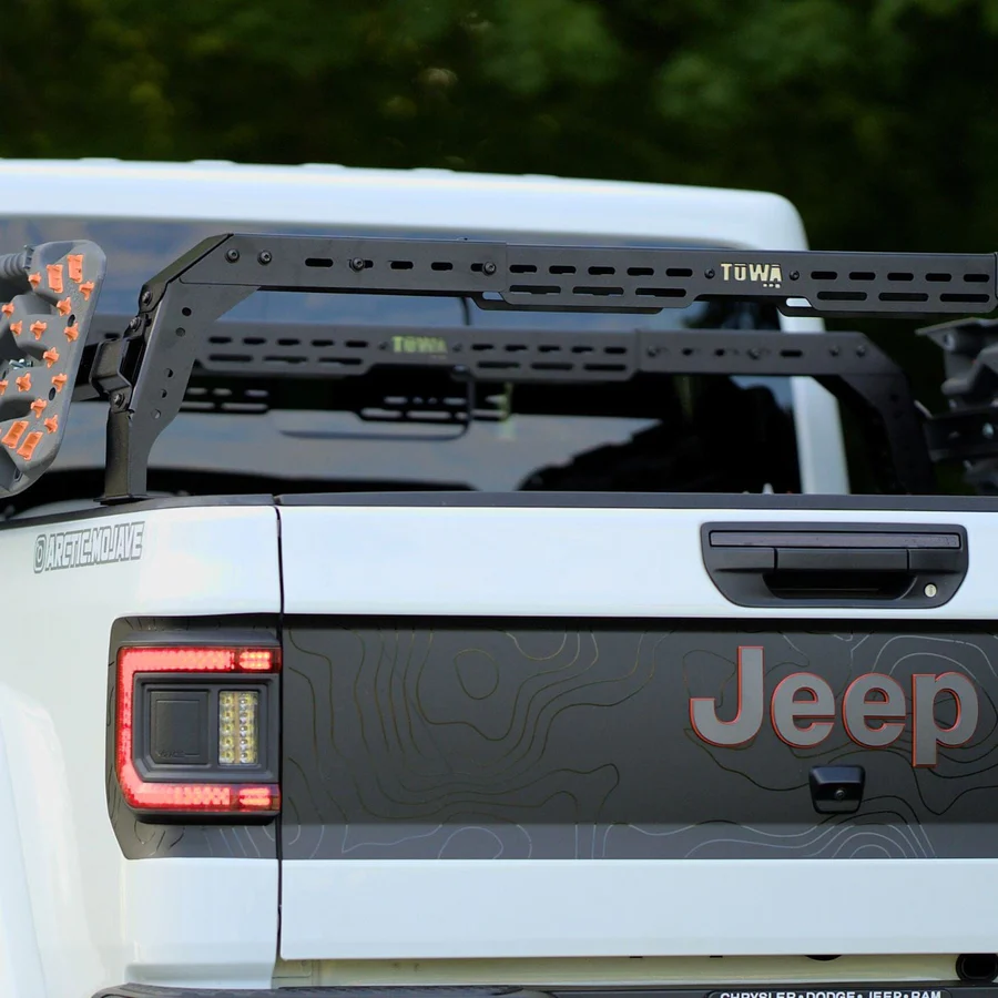 Actual Tuwa Pro Shiprock Mid Rack System for Jeep Gladiator