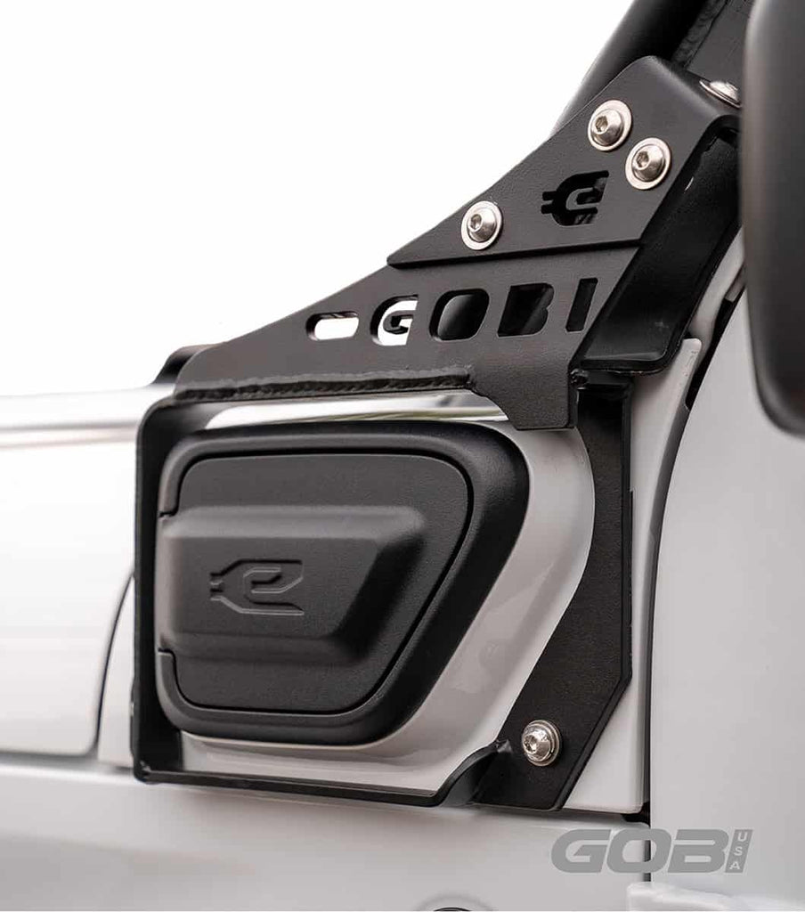 GOBI Sky One Touch Stealth Rack Jeep JLU 4XE 4Door w/ LED Light