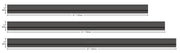 Additional K9 Rail Mount Load Bar Assemblies (1 Load Bar & 2 Feet)