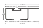 Toyota Tacoma K9 Bed Rail Load Bar Kit, Gen 2 and Gen 3